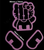 Formy do ciast - PLASTIKOWE FOREMKI wykrawacze CIASTEK-3 cz - miniaturka - grafika 1