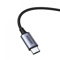 Kable USB - UGREEN Kabel USB-C CM450 do mini jack 3.5mm AUX 1m czarny) - miniaturka - grafika 1