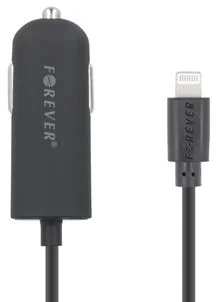 Forever Ładowarka samochodowa do iPhone 8-PIN 1A M-02 czarna T_0014878 - Ładowarki samochodowe - miniaturka - grafika 3