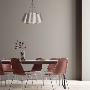 Euluna Lampa wisząca Rossa, 3-punktowa, srebrna - Lampy sufitowe - miniaturka - grafika 2