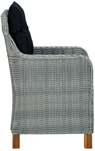 vidaXL 7-częściowy zestaw mebli ogrodowych jasnoszary 3067854 - Meble ogrodowe - miniaturka - grafika 10