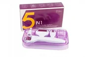 Derma rollery - Derma Roller 5 w 1 - 4 głowice wymienne w zestawie 10-0153 - miniaturka - grafika 1