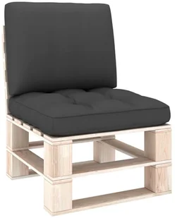 vidaXL Poduszki na sofę z palet, 2 szt., antracytowe - Poduszki ogrodowe - miniaturka - grafika 2