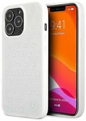 Etui i futerały do telefonów - Mercedes MEHCP13XESPWH iPhone 13 Pro Max 6,7" biały/white hardcase Silver Stars Pattern Mer006967 - miniaturka - grafika 1
