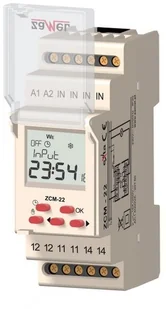 Programator Czasowy 1-Kan. Tyg.-Roczny 230V ZCM-22 - Bezpieczniki elektryczne - miniaturka - grafika 2