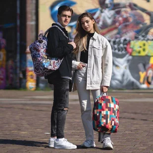 XD Design Plecak na lapotp Bobby Soft Geometric - Torby na laptopy - miniaturka - grafika 26