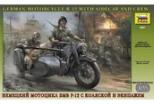 Modele do sklejania - Zvezda German WWII Sidecar R12 with Crew MZV-3607 - miniaturka - grafika 1