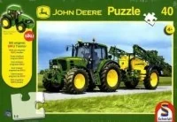 John Puzzle Deere 6630 z opryskiwaczem, z traktorem Siku - Puzzle - miniaturka - grafika 2
