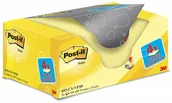 Etykiety samoprzylepne i bloki etykiet - POST-IT-3M Bloczek samoprzylepny POST-IT 653CY-VP20) 38x51 mm 20+4)x100 kart żółte 4 bloczki GRATIS - miniaturka - grafika 1