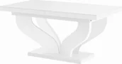 Stoły - Hubertus Stół VIVA 160256 x89 biały połysk rozkładany HS-VIVA-W - miniaturka - grafika 1