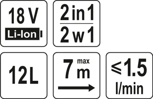 Yato OPRYSKIWACZ PLECAKOWY 2W1 18V BEZ AKUMULATORA - Opryskiwacze - miniaturka - grafika 12