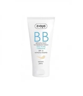 Ziaja BB krem do skóry tłustej i mieszanej odcień jasny SPF15 50ml 54206-uniw - Podkłady do twarzy Ziaja BB krem do skóry tłustej i mieszanej odcień jasny SPF15 50ml 54206-uniw - Podkłady do twarzy - miniaturka - grafika 1