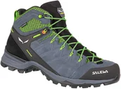 Buty trekkingowe męskie - Salewa Alp Mate WP Mid Shoes Men, niebieski/szary UK 8 | EU 42 2022 Trapery turystyczne 00-0000061384-3862-8 - miniaturka - grafika 1
