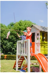 Smoby Smoby Domek na Palach plac zabaw Zjeżdżalnia 150 cm 810800 - Place zabaw - miniaturka - grafika 17