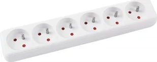 OFFICE PRODUCTS Przedłużacz OFFICE PRODUCT, 6 gniazd, 1,5m, z uziemieniem, biały 13116121-14 - Listwy zasilające - miniaturka - grafika 2