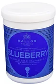 Maseczki do twarzy - Kallos Maska odbudowująca włosy Blueberry revitalizing hair mask 1000ml - miniaturka - grafika 1