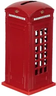 Wyposażenie pokoiku dziecięcego - SKARBONKA Metalowa Londyńska Budka Telefoniczna - miniaturka - grafika 1
