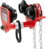 Pozostałe wyposażenie warsztatu - Steinberg Systems Wózek suwnicowy 1000 kg 60-110 mm z łańcuchem SBS-RT-1000C - miniaturka - grafika 1