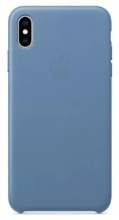 Apple iPhone XS max Leather Case niebieskie (MVFX2ZM/A) - Etui i futerały do telefonów - miniaturka - grafika 2