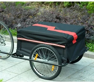 Homcom 5664  0005R Wisiorek Do Roweru, Czarna, M (5664-0005R) - Przyczepki rowerowe - miniaturka - grafika 2