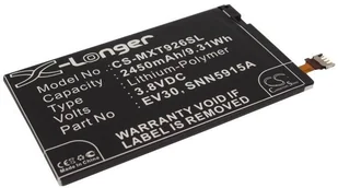 Cameron Sino Motorola XT925 / EV30 2450mAh 9.31Wh Li-Polymer 3.8V CS-MXT926SL - Baterie do telefonów - miniaturka - grafika 2