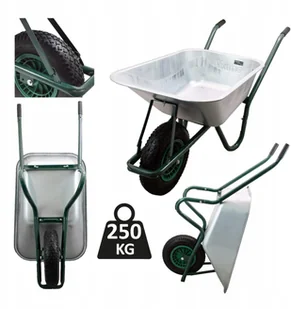 Mocna Taczka Ogrodowa Budowlana Wspornik 250KG - Taczki - miniaturka - grafika 2