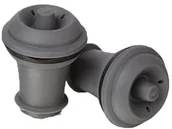 Pozostałe akcesoria barmańskie - Vacu Vin 08850606 korek kolorowy zamienny, szary, zestaw 2-cz. FBA_84042 - miniaturka - grafika 1