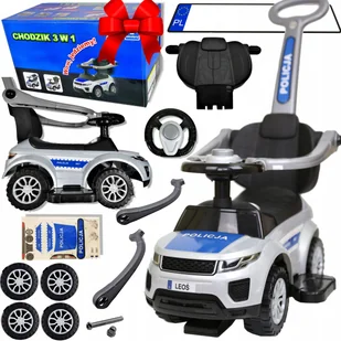 Jeździk Chodzik Pchacz Policja 6w1 Limited Edition - Chodziki - miniaturka - grafika 2