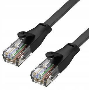 Unitek Kabel sieciowy płaski UTP Ethernet Cat.6 2m C1810GBK C1810GBK - Kable miedziane - miniaturka - grafika 2
