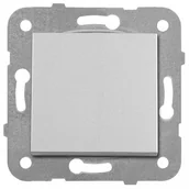 Wyłączniki światła i elektryczne - Viko Panasonic Łącznik schodowy Panasonic Novella srebrny 92105004M - miniaturka - grafika 1