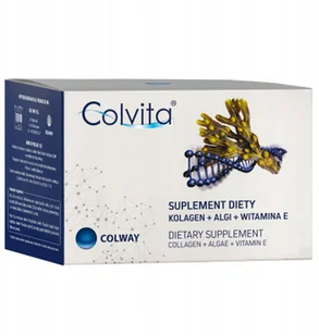Colway Colvita kolagen algi vit. E - dla stawów mięśni - Colway - 60kaps 03698 - Ochrona stawów - miniaturka - grafika 6
