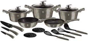 Berlinger Haus Lumarko Patelnia Granitowa Do Naleśników 25cm Bh-6054 Emerald BH-6054 Kinghoff - Patelnie - miniaturka - grafika 4