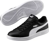 Sneakersy męskie - Puma Buty męskie Smash v2 L czarne r 44.5 365215 04 36521504 - miniaturka - grafika 1