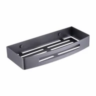 Mydelniczki i dozowniki mydła - Omnires UN10331 GR UNI koszyk prysznicowy 30 x 5 x 13 cm GRAFIT - miniaturka - grafika 1