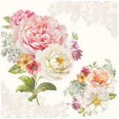 Folia, papier śniadaniowy, serwetki - Nuova R2S R2S Serwetki 3-warstwowe 20szt R2S Napkins polne kwiaty 414 ROLC - miniaturka - grafika 1