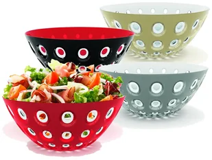 Guzzini Le Murrine Miska Czarno-Czerwona Średnica 20,0 2794.20.146 - Miski i półmiski - miniaturka - grafika 4