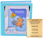 Albumy fotograficzne - NA Murrano Prezent dla dziecka album zdjęcia ALB-015 - miniaturka - grafika 1