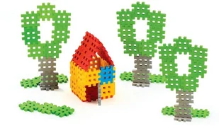 Mario-Inex KLOCKI WAFLE MINI 70 SZT. 02127 MARI02127 - Klocki - miniaturka - grafika 2