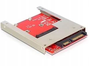 Delock adapter SATA(M) 22pin -> mSATA 2.5 61892 - Adaptery i przejściówki - miniaturka - grafika 6