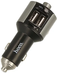 Hoco Ładowarka 2,4A E19 Z Transmiteram Fm Do Auta - Ładowarki samochodowe - miniaturka - grafika 2