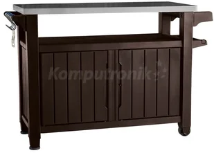 Keter Półka kuchenna ogrodowa duża Unity XL 183l Brązowa KET17202662BR - Pozostałe meble ogrodowe - miniaturka - grafika 3
