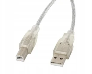 LANBERG Lanberg USB-B 1.8m transparent (CA-USBA-12CC-0018-TR) - Kable USB - miniaturka - grafika 6