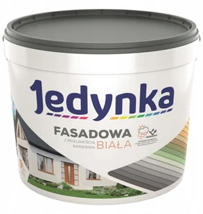 Jedynka Fasadowa biała farba zewnętrzna 9L - Farby zewnętrzne - miniaturka - grafika 3