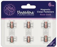 Akcesoria i części do maszyn do szycia - Threaders Magnetyczne klamry gwintowe - różowe złoto (6PK), metal, 9,5 x 11,4 x 1,5 cm TH-1217 - miniaturka - grafika 1
