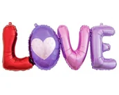 Balony i akcesoria - Godan Balon foliowy napis LOVE 29x74 cm BF-LTLV BF-LTLV - miniaturka - grafika 1