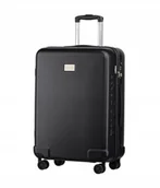 Walizki - Puccini Walizka Średnia Szara Antracyt PC029B 8 - miniaturka - grafika 1