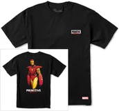 Koszulki męskie - Marvel PRIMITIVE t-shirt PRIMITIVE x MOEBIUS) IRON MAN TEE Black - miniaturka - grafika 1