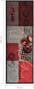 vidaXL Kuchenna mata podłogowa Tomato, 45x150 cm - Wycieraczki - miniaturka - grafika 6