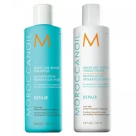 Zestawy kosmetyków damskich - Moroccanoil Repair 2x250ml nawilżająco-odbudowujący zestaw do włosów słabych i zniszczonych: szampon + odżywka 3124 - miniaturka - grafika 1