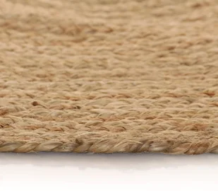 vidaXL Dywan pleciony z juty, 120 cm, okrągły - Dywany - miniaturka - grafika 6
